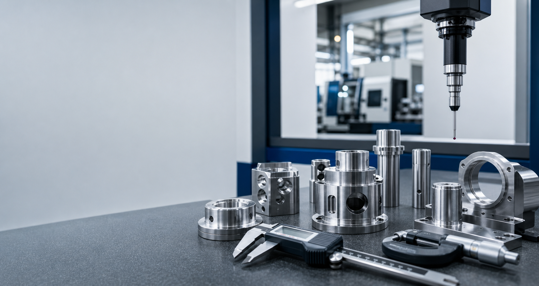 Hassas metal parçaların kalite kontrol ve ölçüm alanında incelenmesi